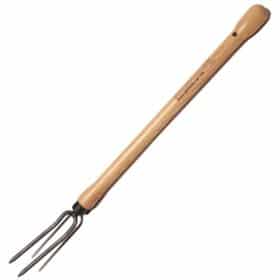 1469 - Rožinė šakutė - 48 cm uosio rankena