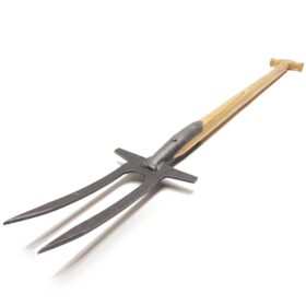 1081 - Rožinė šakutė - 90 cm uosio rankena
